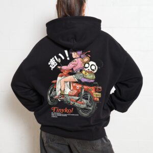C-70 Unisex Graphic Hoodie - 90s Boxy Fit, 340gsm Cotton-Poly Blend