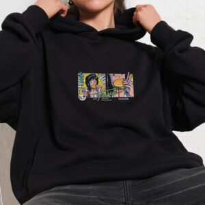 First Burger Unisex Graphic Hoodie - 90s Boxy Fit 340gsm Cotton-Poly