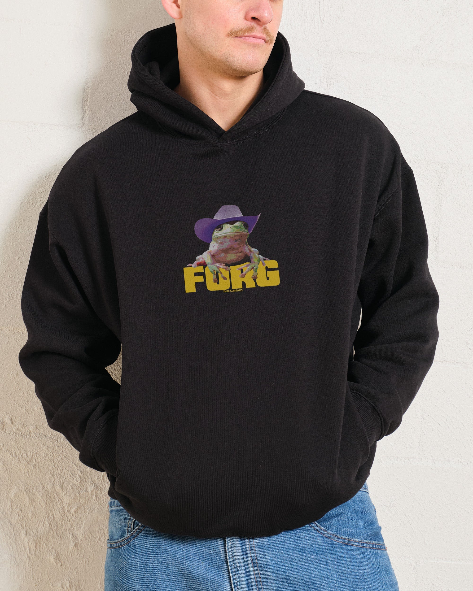 FORG Graphic Hoodie - Unisex 90s Boxy Fit 340gsm Cotton-Poly