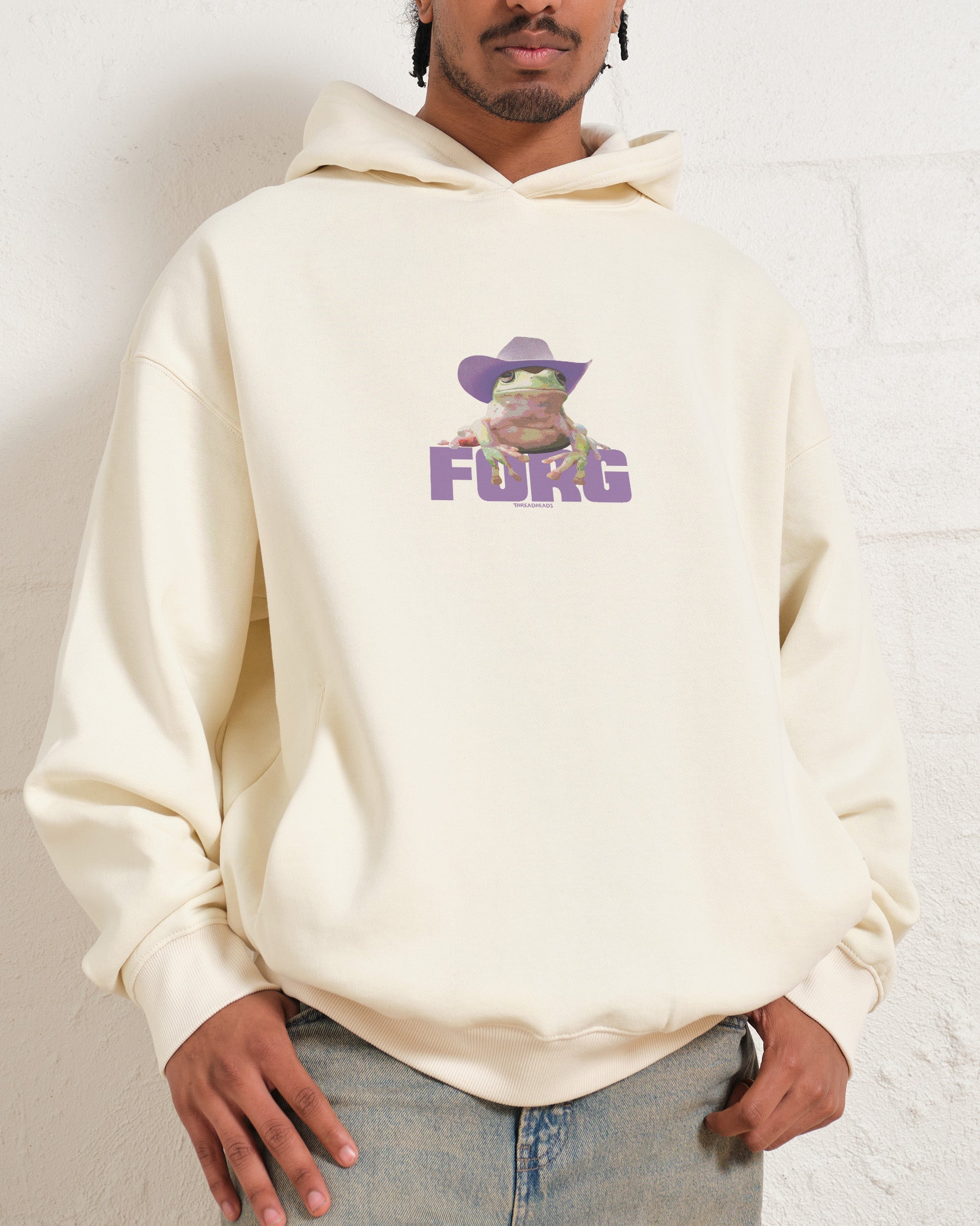 FORG Graphic Hoodie - Unisex 90s Boxy Fit 340gsm Cotton-Poly