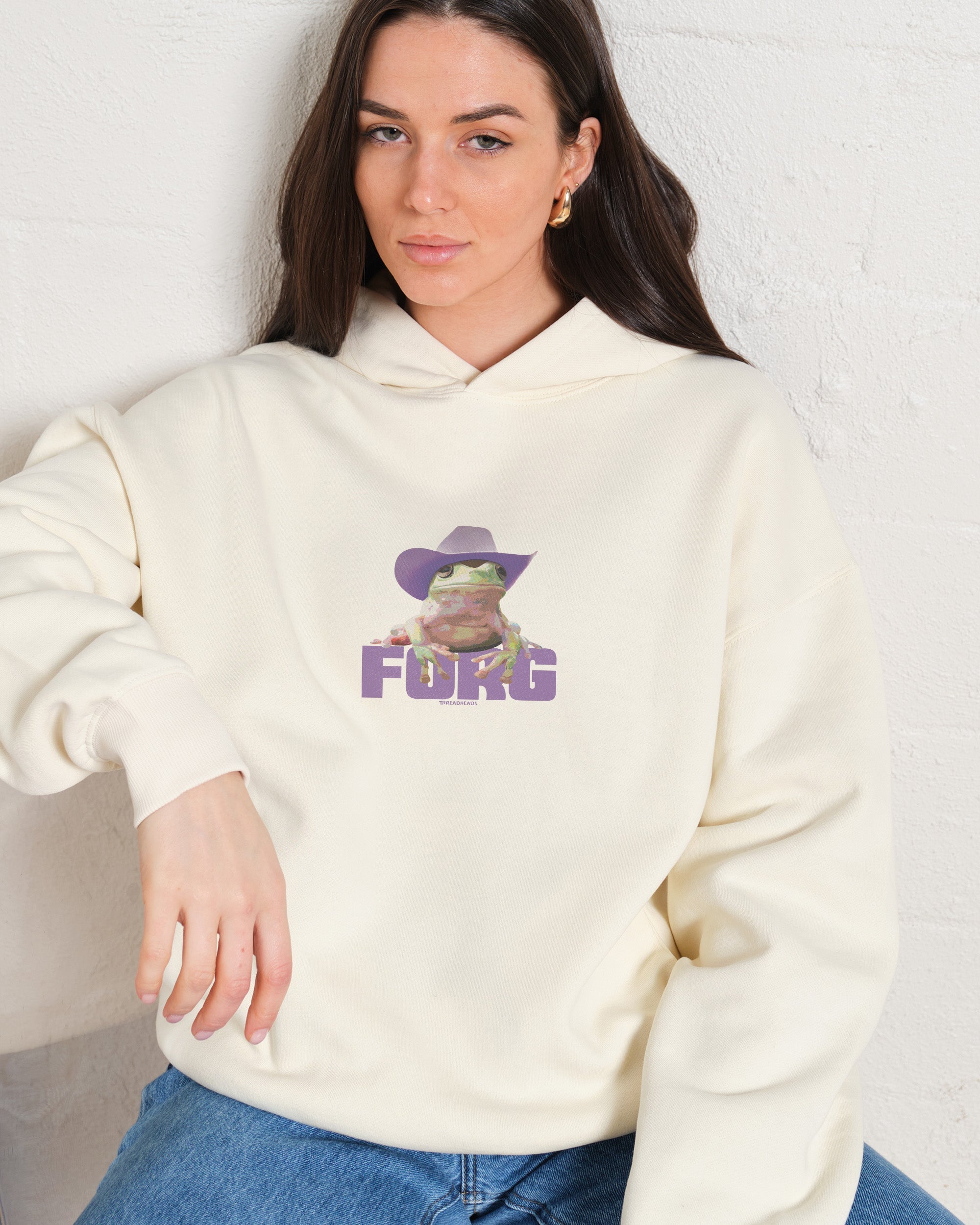 FORG Graphic Hoodie - Unisex 90s Boxy Fit 340gsm Cotton-Poly