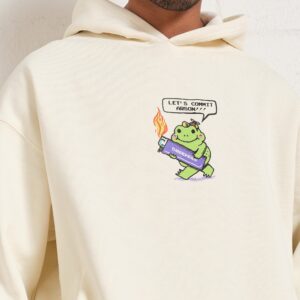 Let's Commit Arson Unisex Graphic Hoodie - 90s Boxy Fit, 340gsm Cotton-Poly
