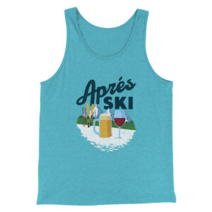 Aprés Ski Men Unisex Tank Top - Combed Cotton Modern Fit Tank