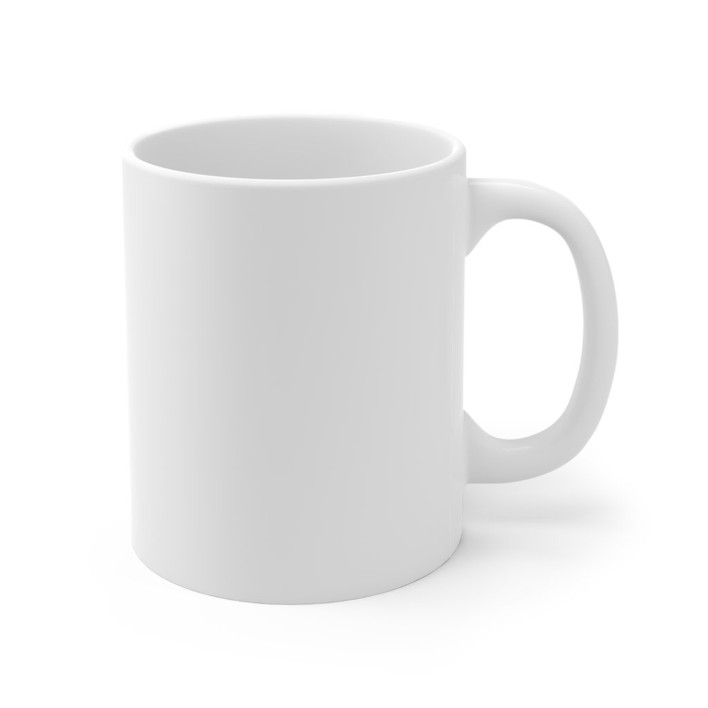 Boom Roasted Coffee Mug - White Ceramic Mug for Coffee Tea and Hot Chocolate