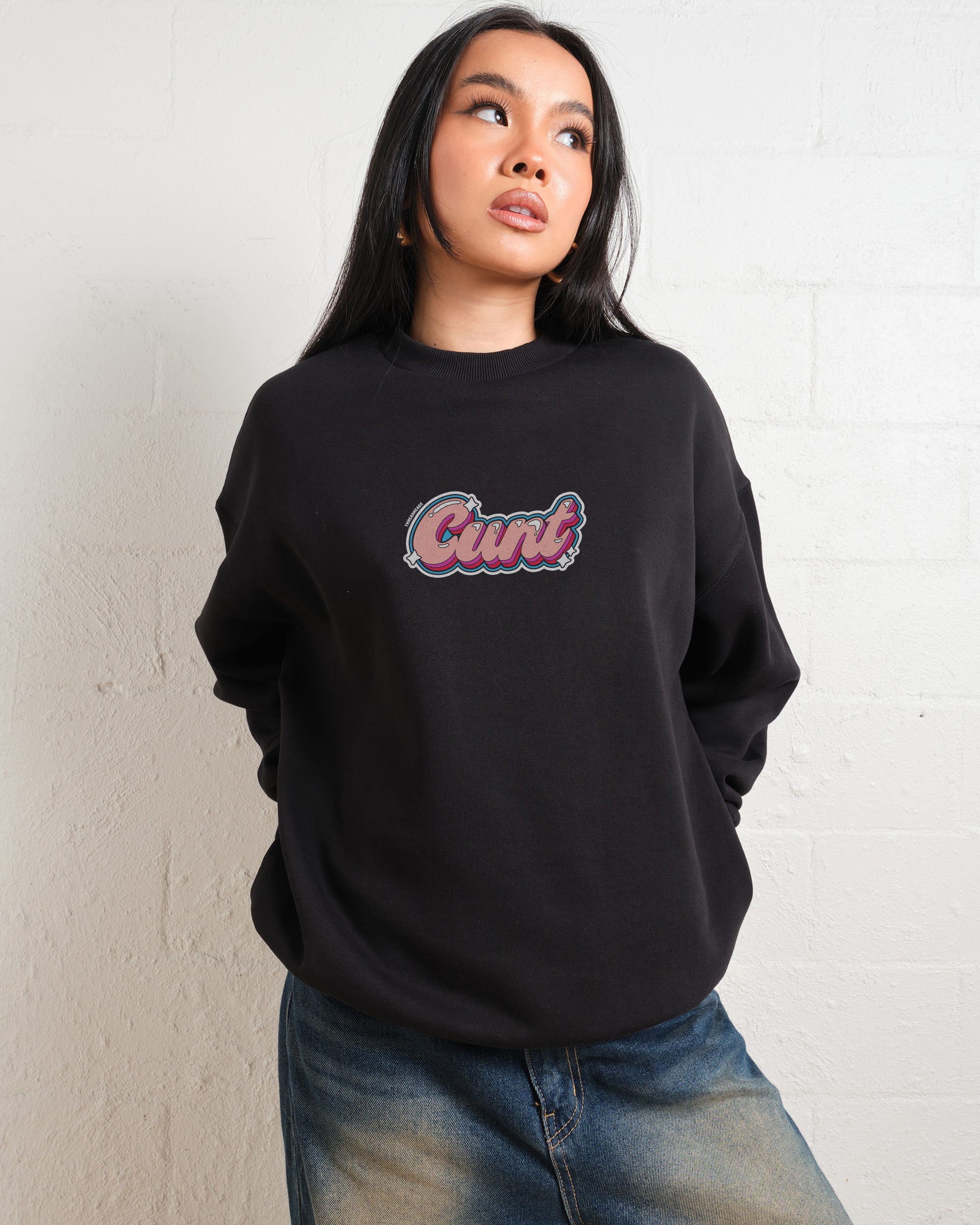 Cunt Graphic Unisex Sweatshirt - Premium 340gsm Cotton Poly Blend