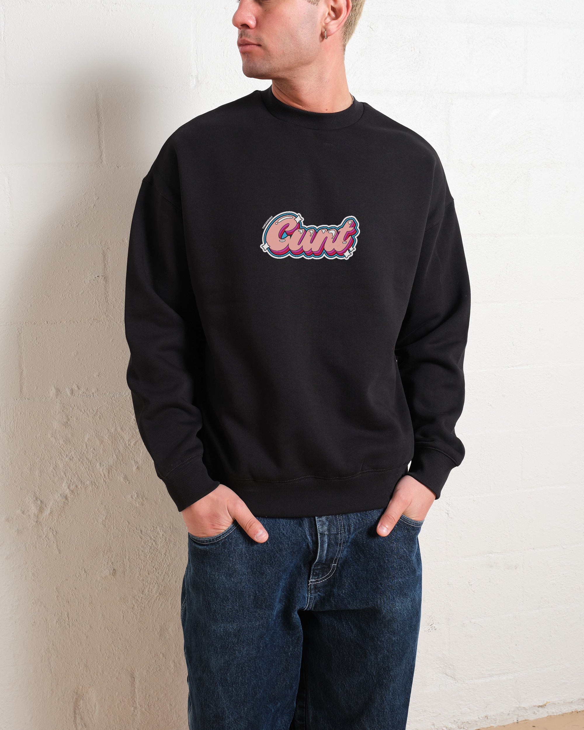 Cunt Graphic Unisex Sweatshirt - Premium 340gsm Cotton Poly Blend
