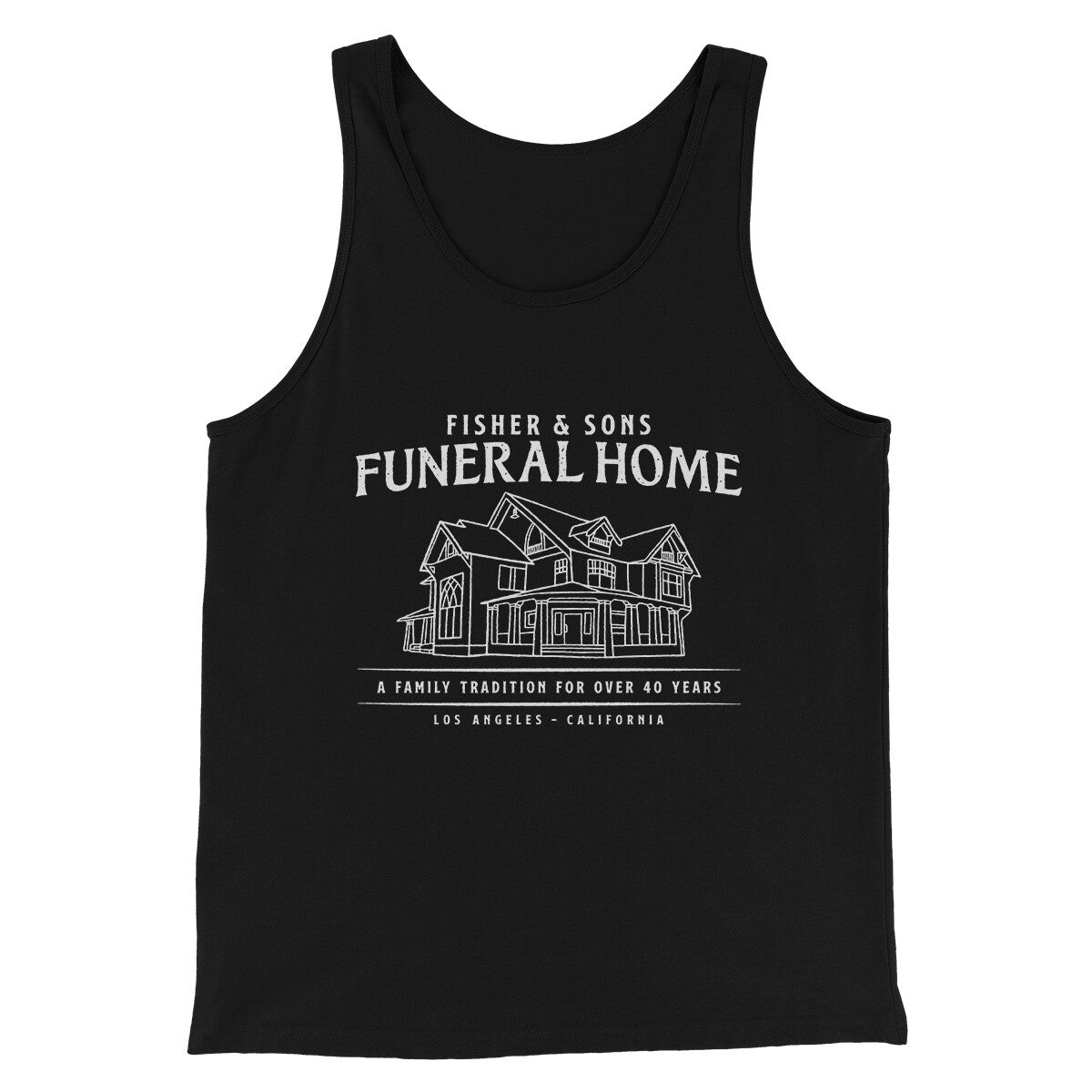 Fisher And Sons Funeral Home Men Unisex Tank Top - Combed Ring-Spun Cotton