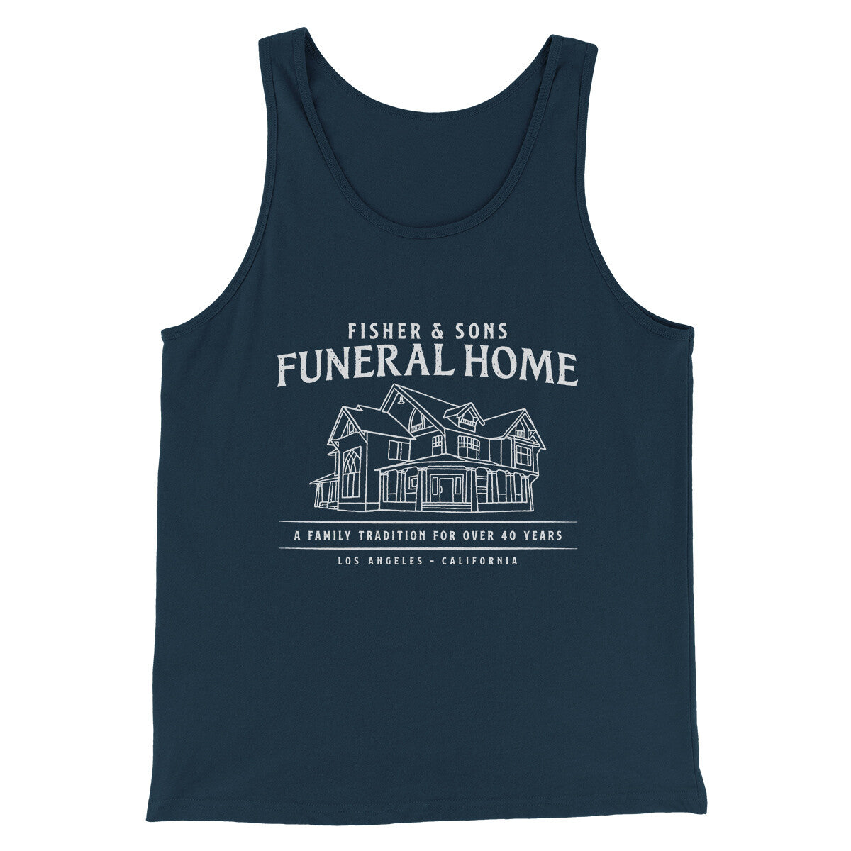 Fisher And Sons Funeral Home Men Unisex Tank Top - Combed Ring-Spun Cotton