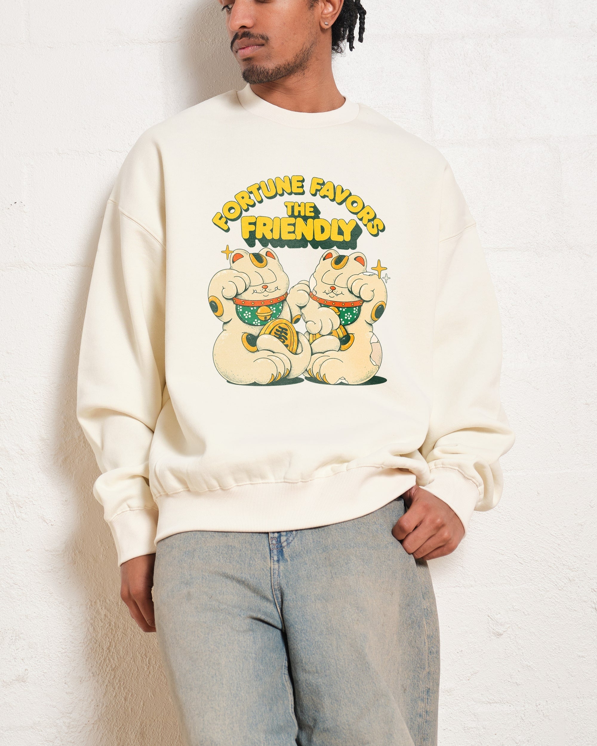 Fortune Hoodie Unisex 90s Boxy Fit 340gsm Cotton Poly Blend