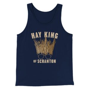 Hay King Funny Thanksgiving Men Unisex Tank Top Combed Cotton