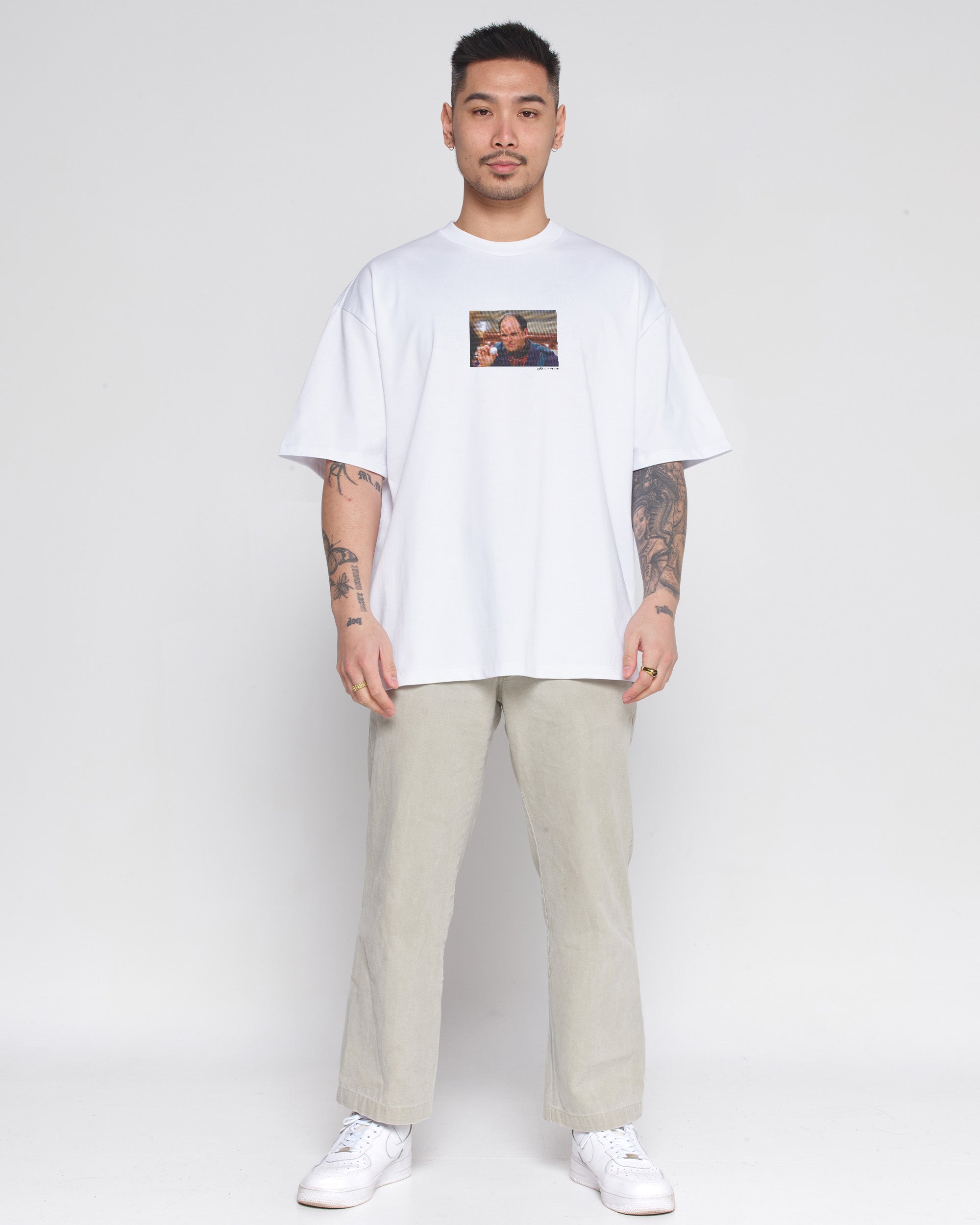 Marine Biologist Oversized Tee - Seinfeld Collab Unisex 90s Boxy Fit 100% Combed Cotton