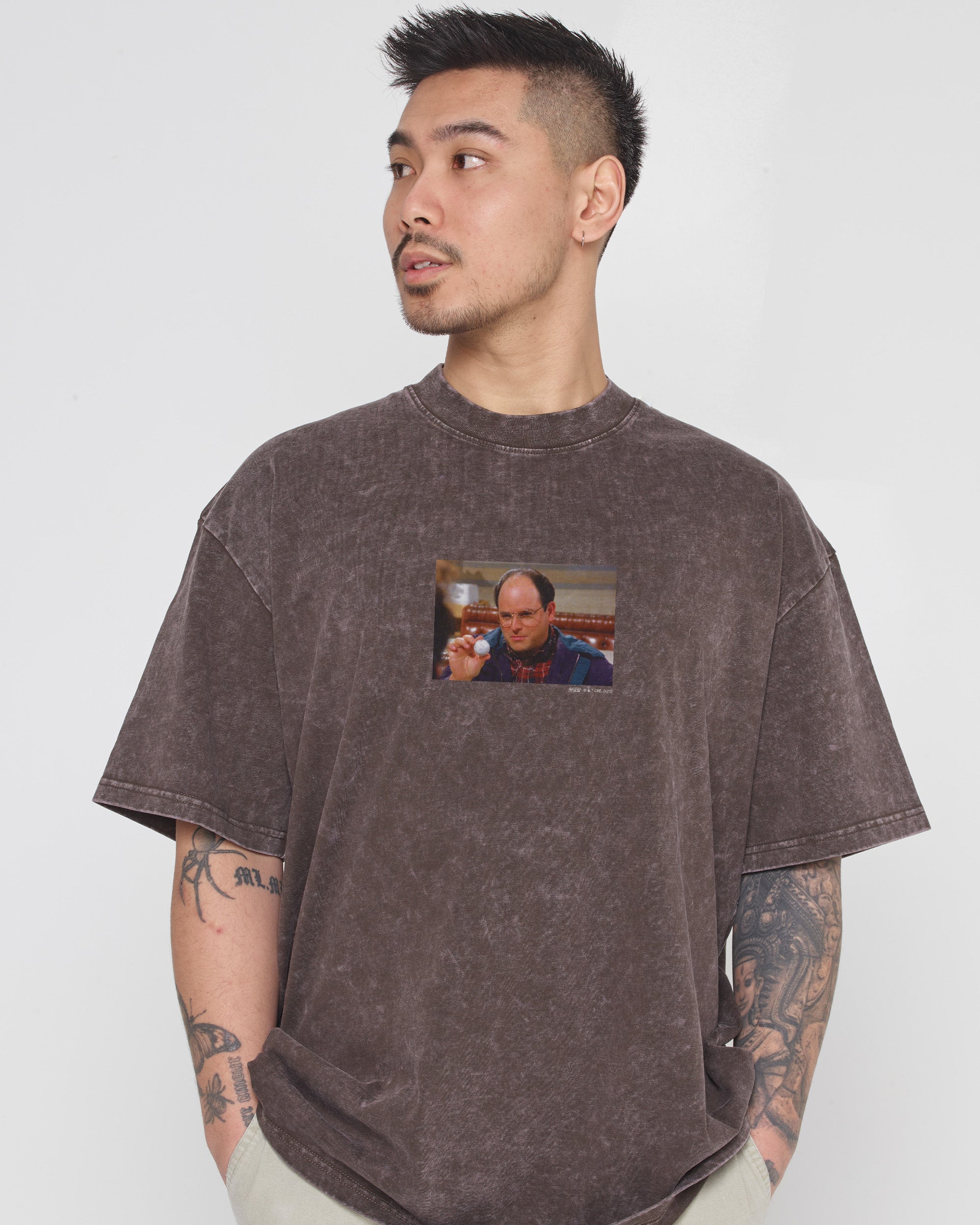 Marine Biologist Oversized Tee - Seinfeld Collab Unisex 90s Boxy Fit 100% Combed Cotton