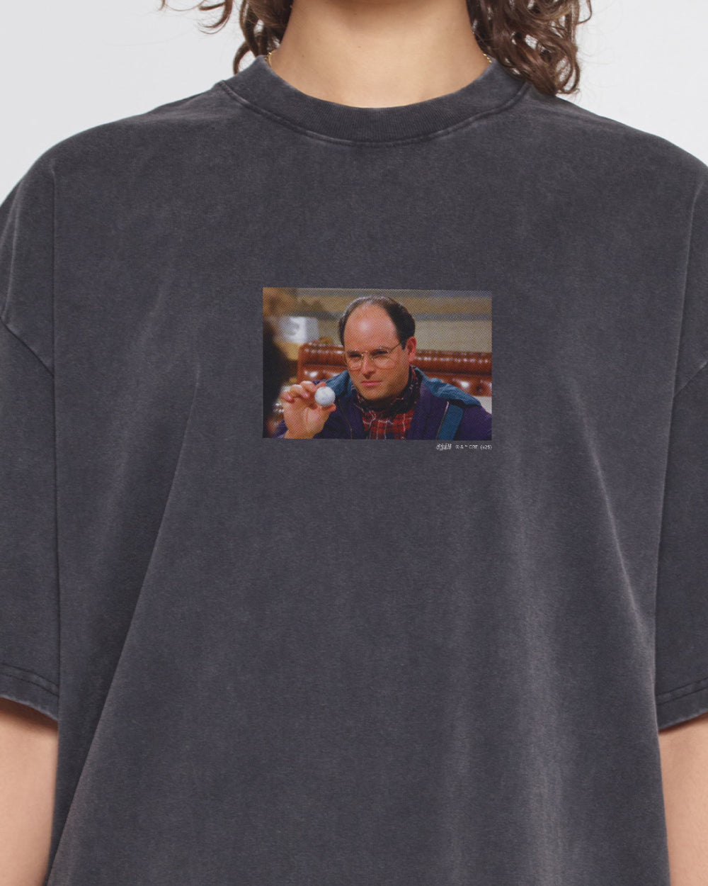 Marine Biologist Oversized Tee - Seinfeld Collab Unisex 90s Boxy Fit 100% Combed Cotton