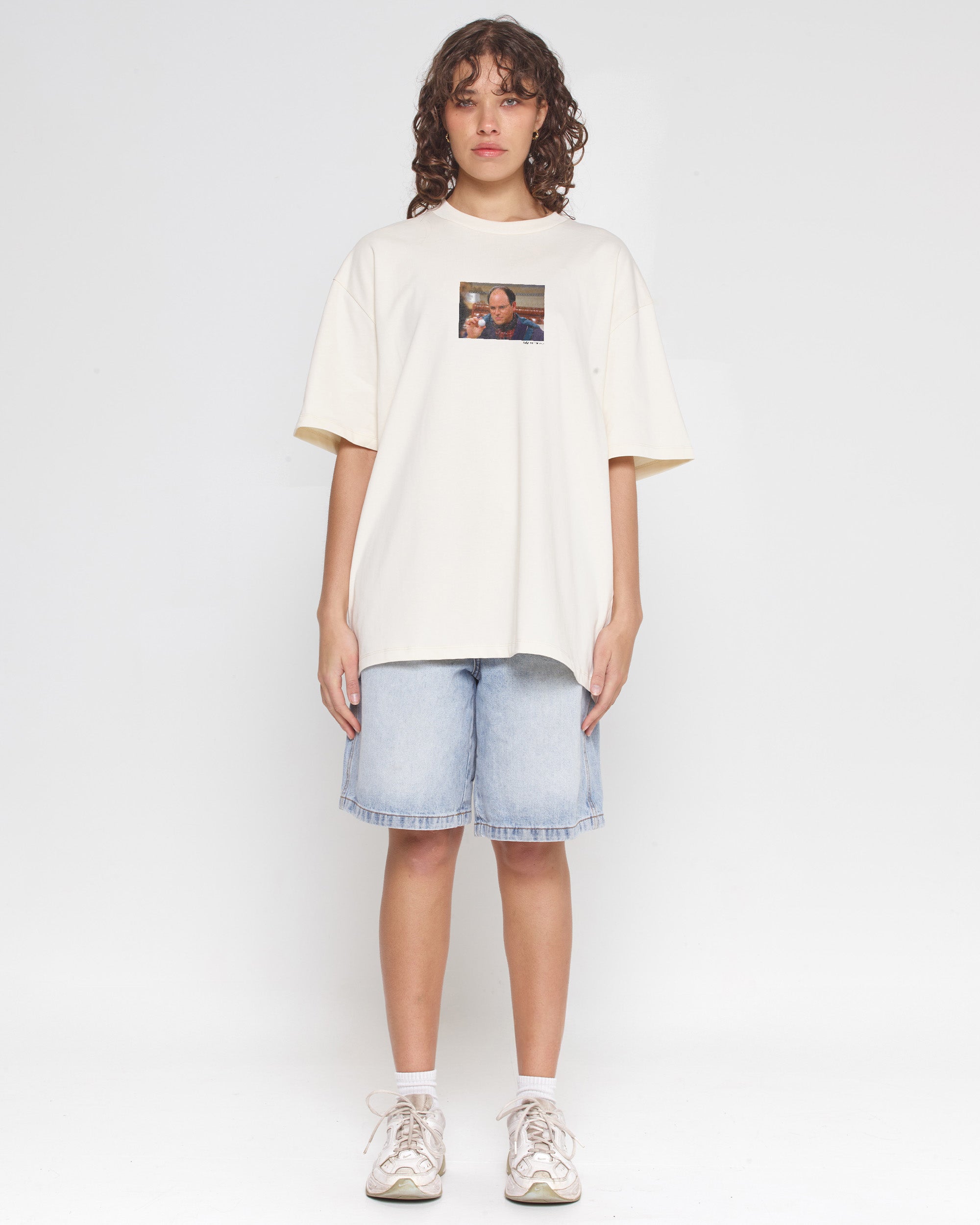 Marine Biologist Oversized Tee - Seinfeld Collab Unisex 90s Boxy Fit 100% Combed Cotton
