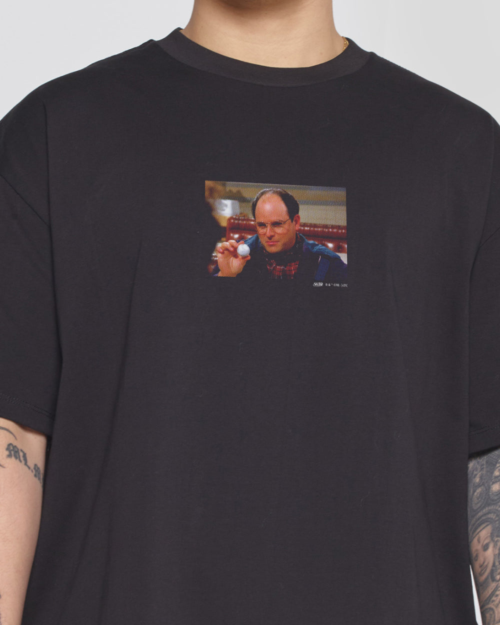 Marine Biologist Oversized Tee - Seinfeld Collab Unisex 90s Boxy Fit 100% Combed Cotton