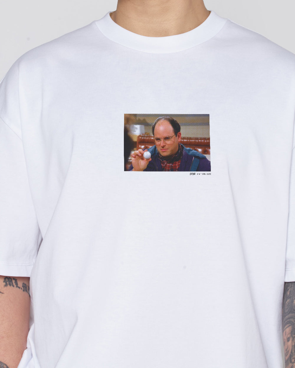 Marine Biologist Oversized Tee - Seinfeld Collab Unisex 90s Boxy Fit 100% Combed Cotton