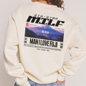 MILF Fuji Unisex Sweatshirt - Premium 340gsm Cotton Poly Blend Graphic Print