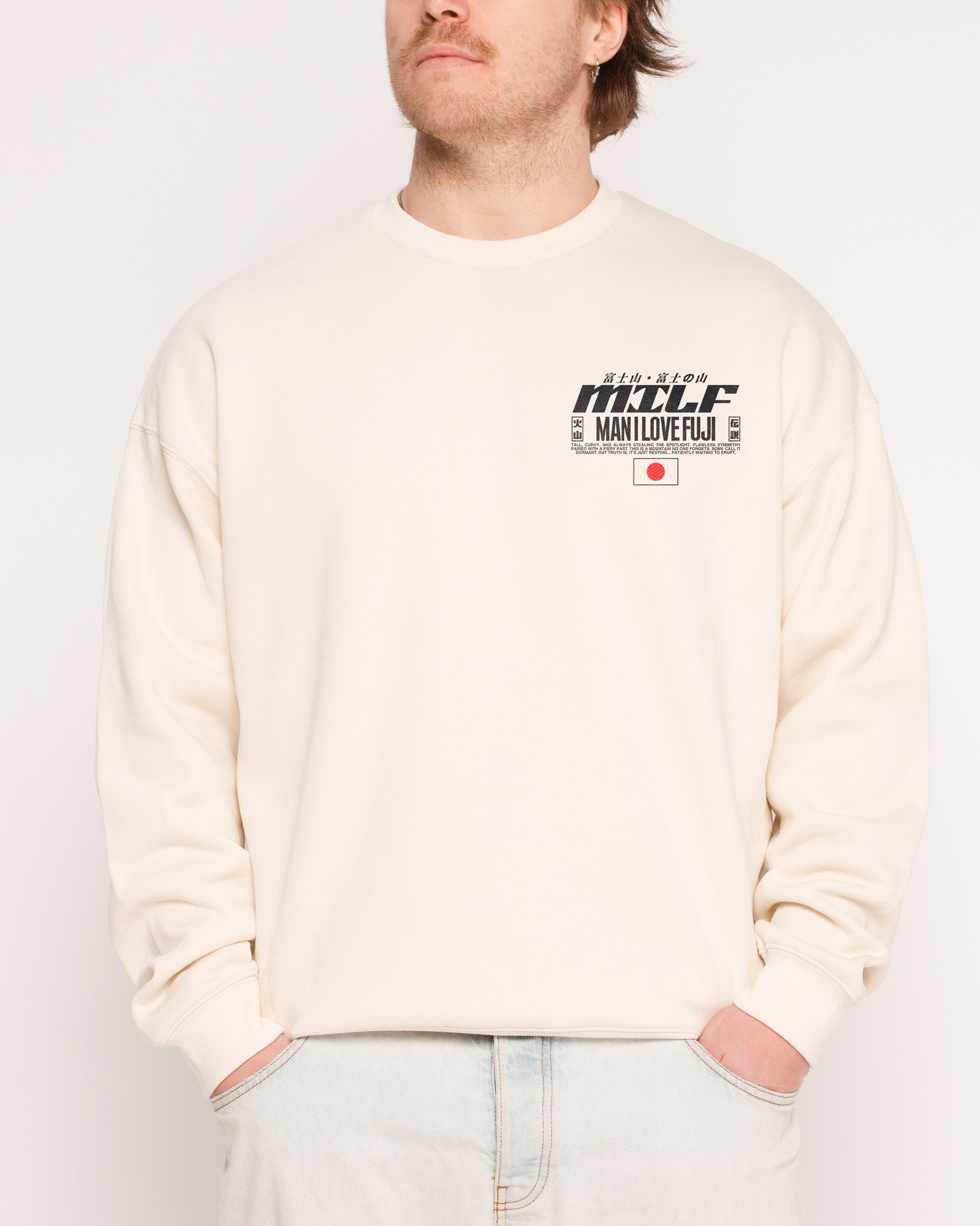 MILF Fuji Unisex Sweatshirt - Premium 340gsm Cotton Poly Blend Graphic Print