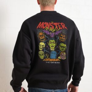 Monster Mash Unisex Graphic Sweatshirt - Premium Cotton Poly Blend 340gsm