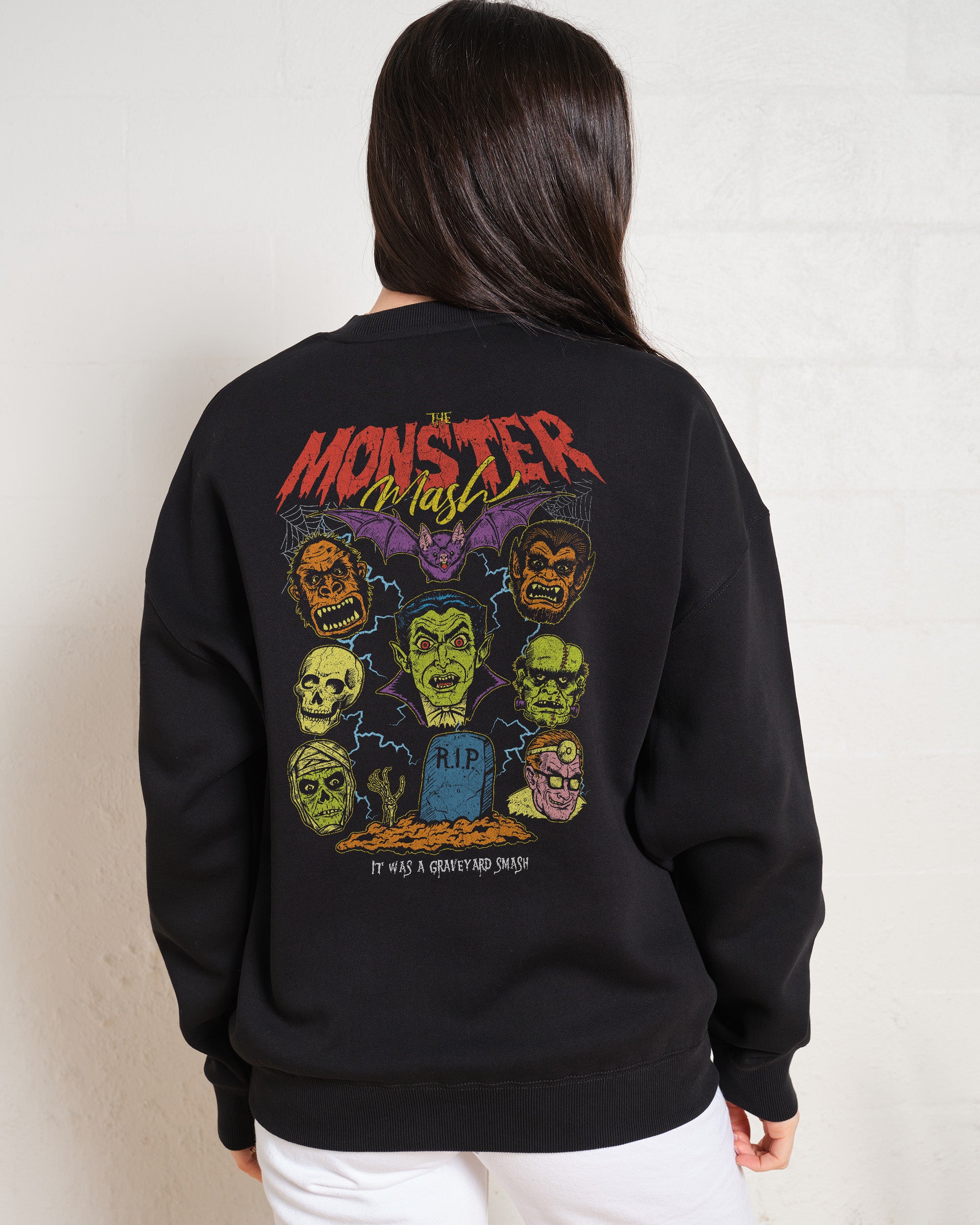 Monster Mash Unisex Graphic Sweatshirt - Premium Cotton Poly Blend 340gsm