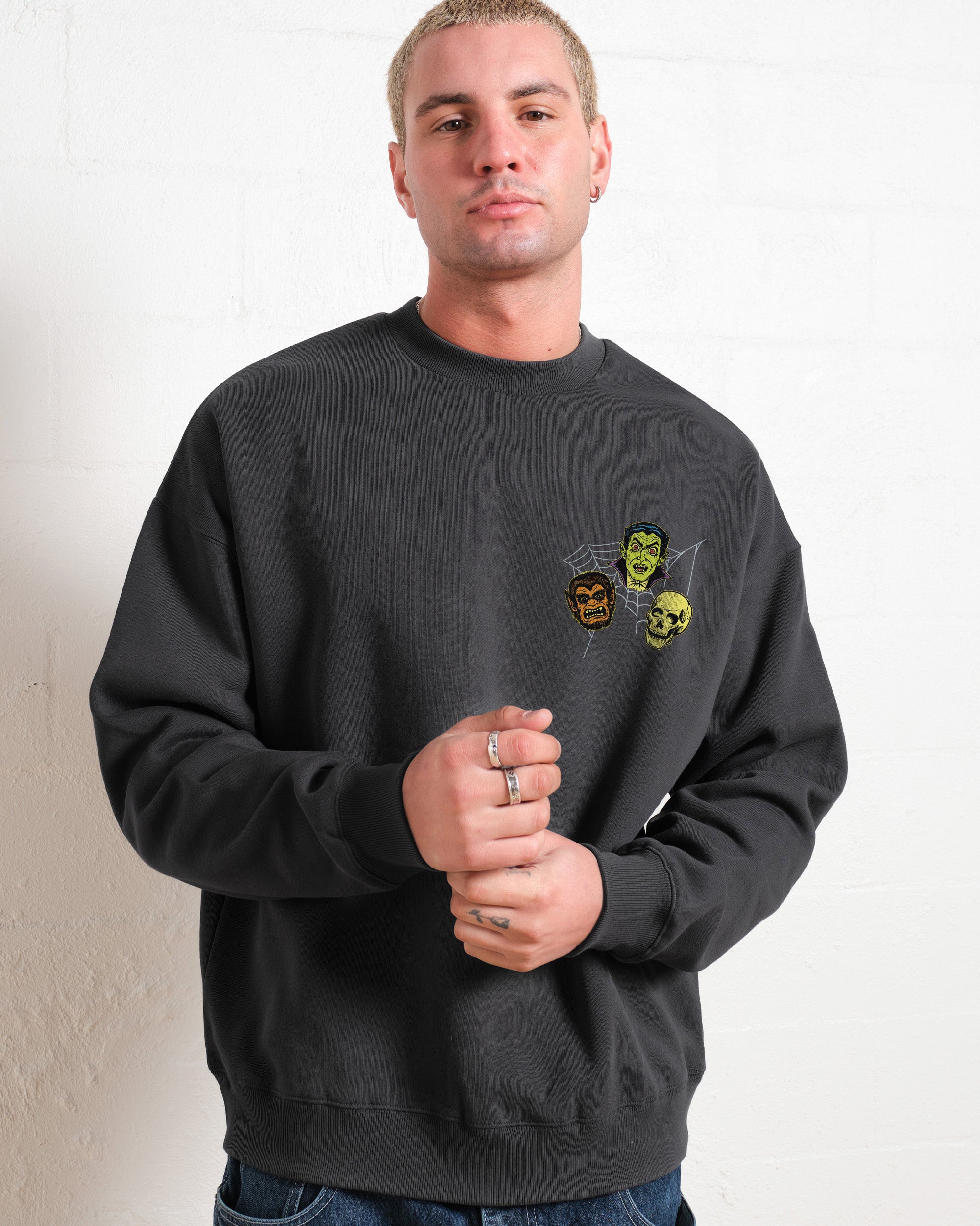 Monster Mash Unisex Graphic Sweatshirt - Premium Cotton Poly Blend 340gsm