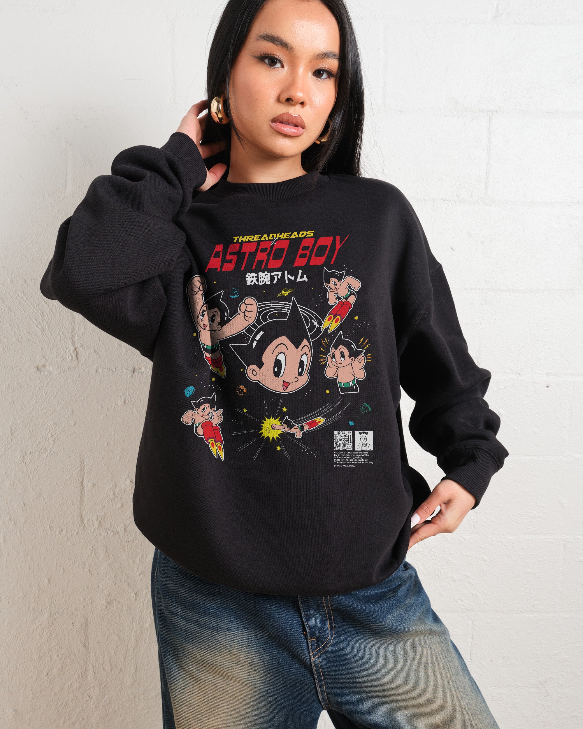 Multi Astro Boy Unisex Sweatshirt - Premium 340gsm Cotton Poly Blend