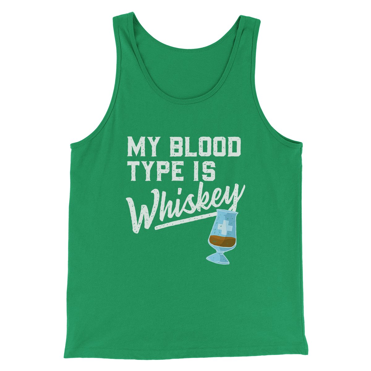 My Blood Type Is Whiskey Men Unisex Tank Top