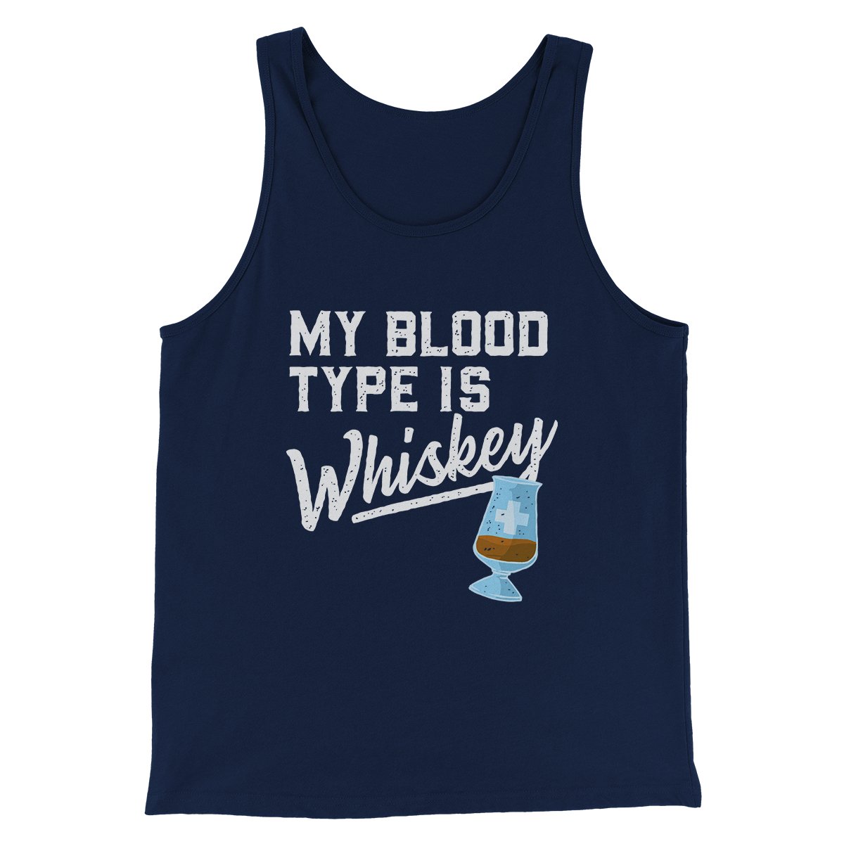 My Blood Type Is Whiskey Men Unisex Tank Top