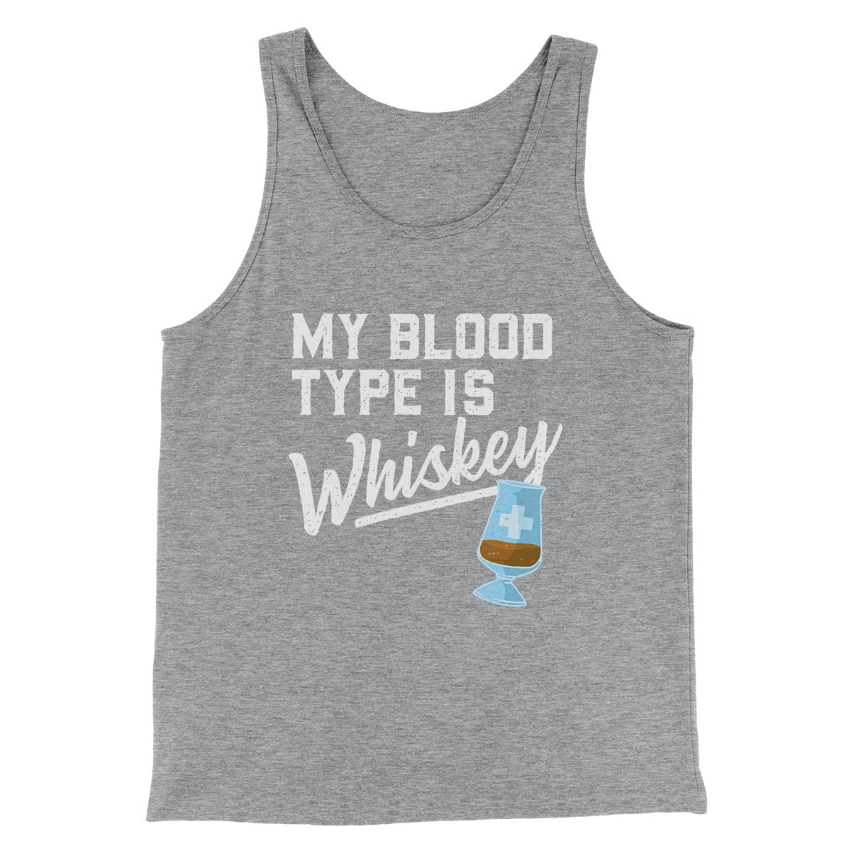 My Blood Type Is Whiskey Men Unisex Tank Top