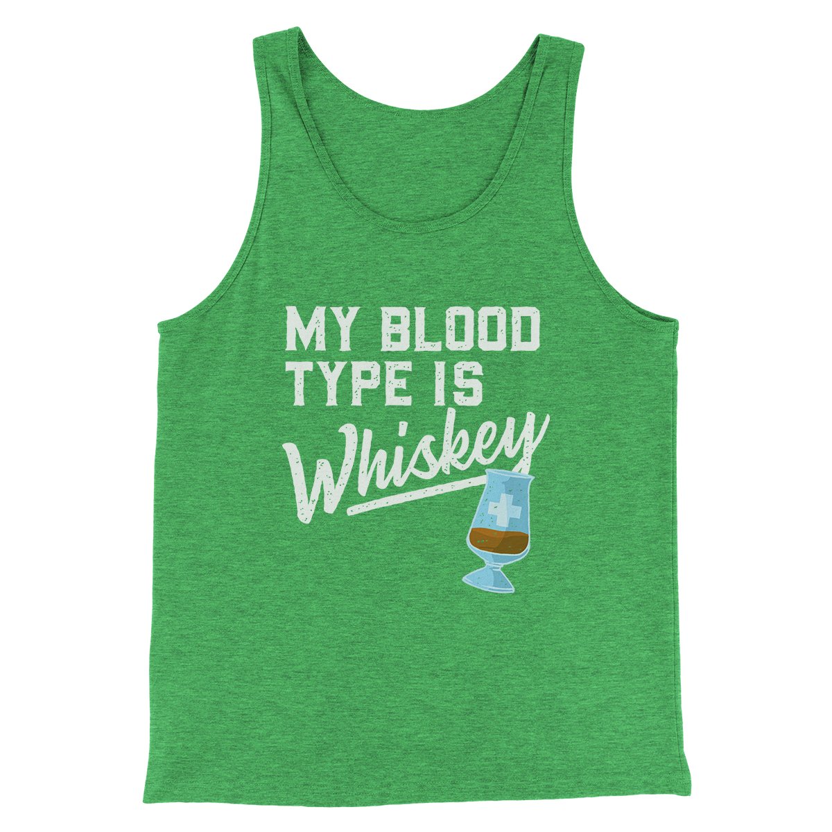 My Blood Type Is Whiskey Men Unisex Tank Top