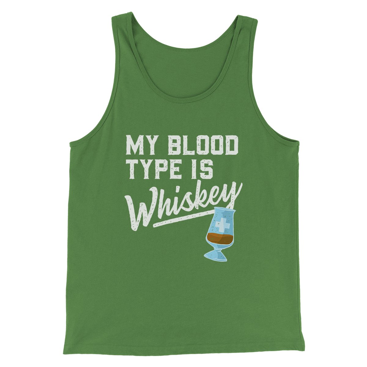 My Blood Type Is Whiskey Men Unisex Tank Top