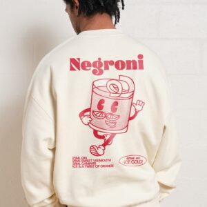 Negroni Graphic Sweatshirt Unisex Premium Cotton Poly Blend 340gsm