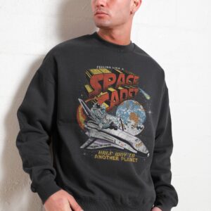 Space Cadet Unisex Graphic Sweatshirt - Premium 340gsm Cotton Poly Blend