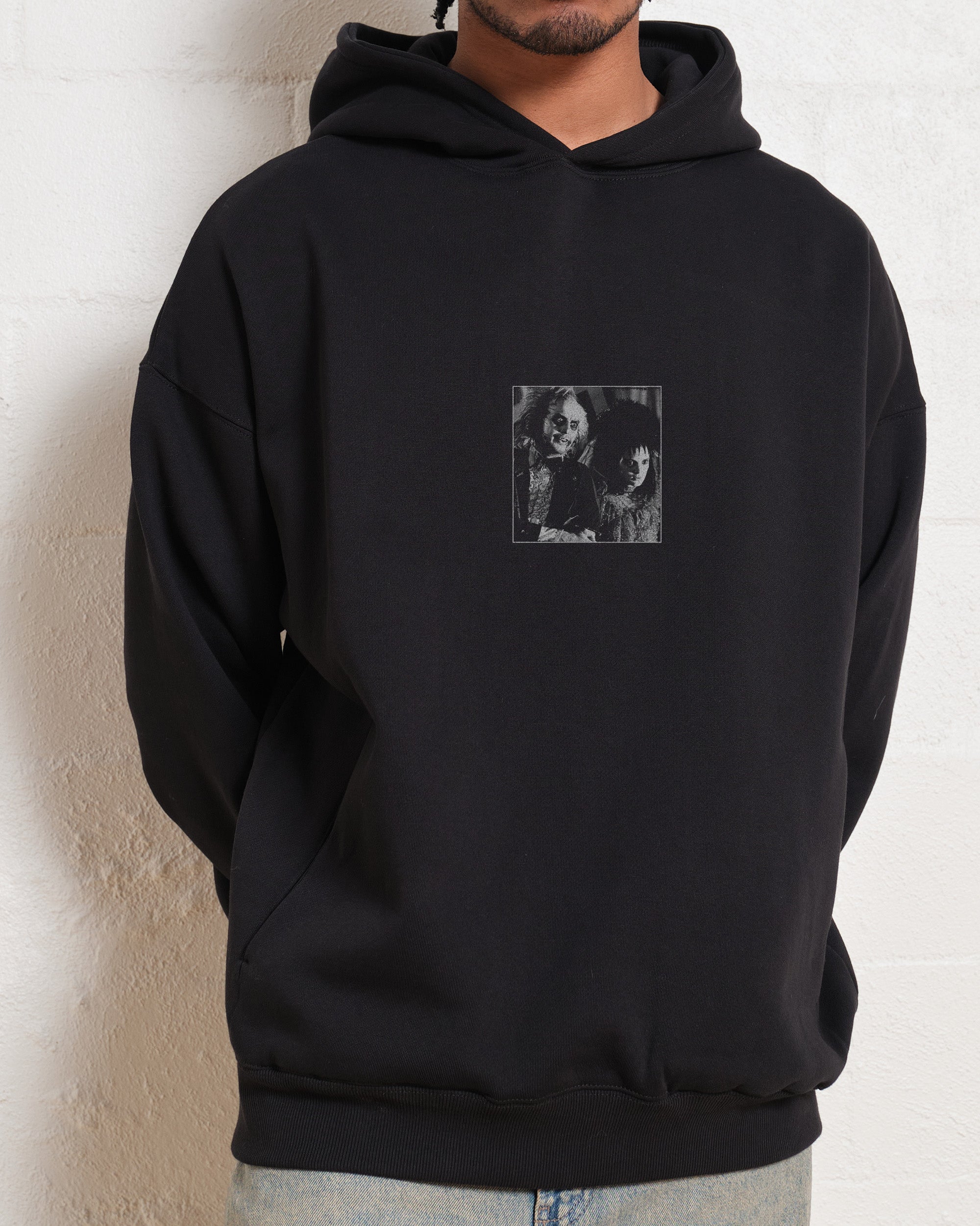 Strange & Unusual Beetlejuice Unisex Graphic Hoodie - 90s Boxy Fit, 340gsm Cotton-Poly