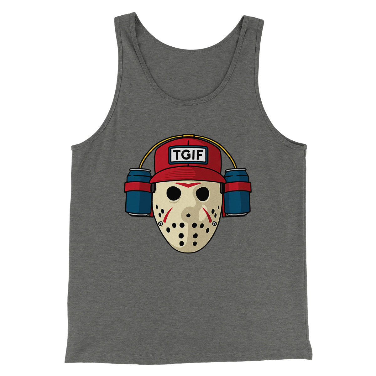 TGIF Jason Men Unisex Tank Top Combed Ring-Spun Cotton