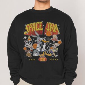 Tune Squad 1996 Unisex Sweatshirt - Looney Tunes Official Graphic Print