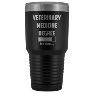Vet Student Veterinary Degree Loading 30oz Vacuum Tumbler