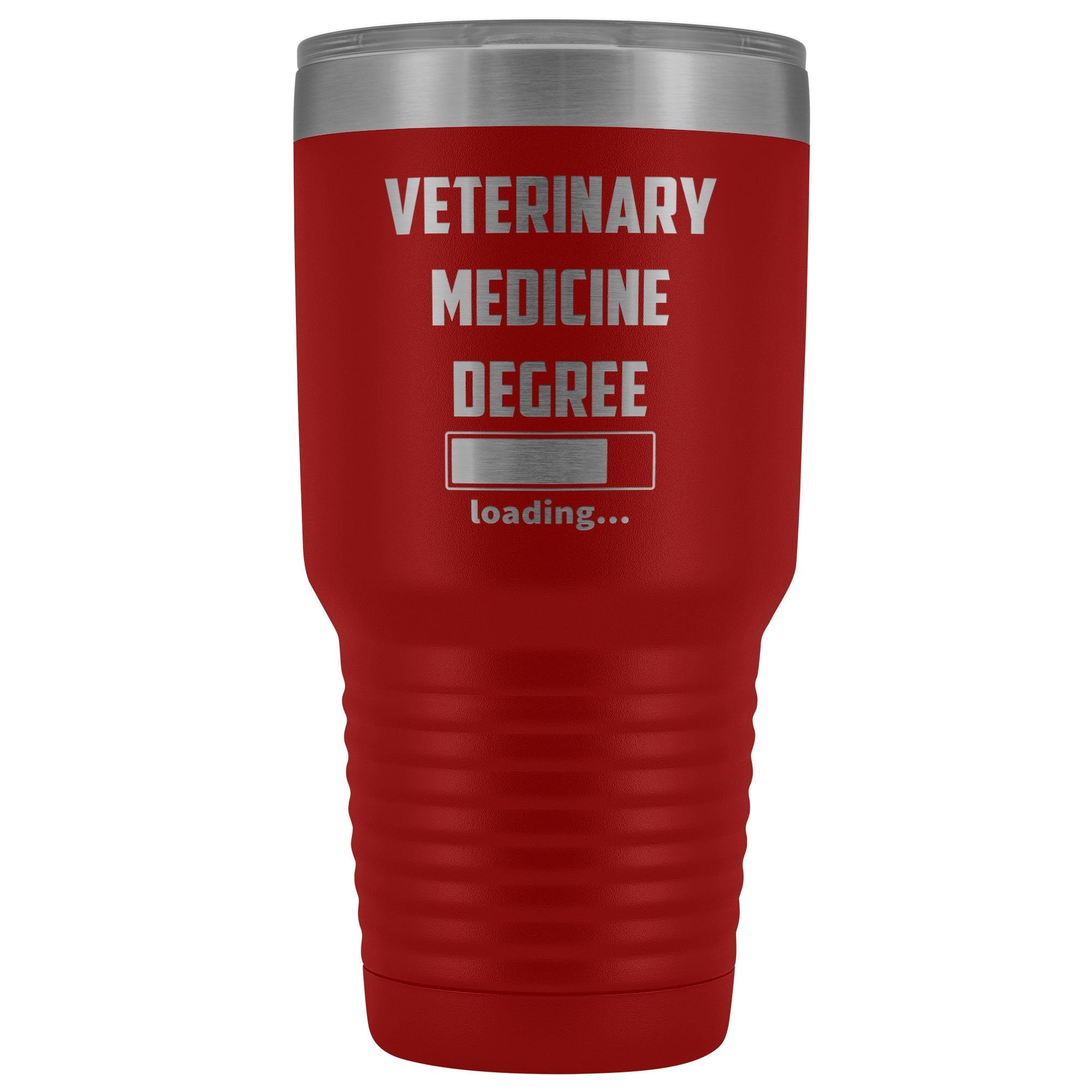 Vet Student Veterinary Degree Loading 30oz Vacuum Tumbler